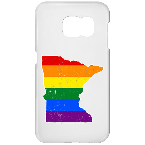 Minnesota Rainbow Flag LGBT Community Pride LGBT Shirts  Samsung Galaxy S7 Phone Case