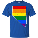 Nevada Rainbow Flag LGBT Community Pride LGBT Shirts
