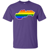 Slovakia Rainbow Flag LGBT Community Pride LGBT Shirts