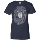 Drums Shirt DNA  G200L Gildan Ladies' 100% Cotton T-Shirt