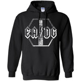 Bass Player T shirt E A D G Strings of the Bass Guitar  G185 Gildan Pullover Hoodie 8 oz.