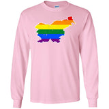 Slovenia Rainbow Flag LGBT Community Pride LGBT Shirts