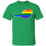 Austria Rainbow Flag LGBT Community Pride LGBT Shirts