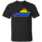 Virginia Rainbow Flag LGBT Community Pride LGBT Shirts