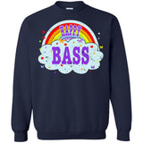 Funny-Happy-Bass-Player-T-Gift-Bassist-Gift  G180 Gildan Crewneck Pullover Sweatshirt  8 oz.