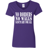 No Borders No Walls Sanctuary For All Sanctuary Cities Human Rights Shirt