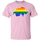 Switzerland Rainbow Flag LGBT Community Pride LGBT Shirts