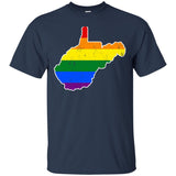 West Virginia Rainbow Flag LGBT Community Pride LGBT Shirts