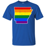 Arkansas Rainbow Flag LGBT Community Pride LGBT Shirts