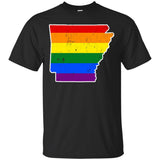 Arkansas Rainbow Flag LGBT Community Pride LGBT Shirts