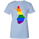 Finland Rainbow Flag LGBT Community Pride LGBT Shirts