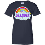 Happiest-Being-Grandpa-T-Shirt Best Grandpa T Shirt  Ladies Custom 100% Cotton T-Shirt