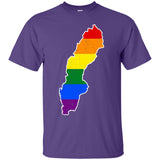 Sweden Rainbow Flag LGBT Community Pride LGBT Shirts