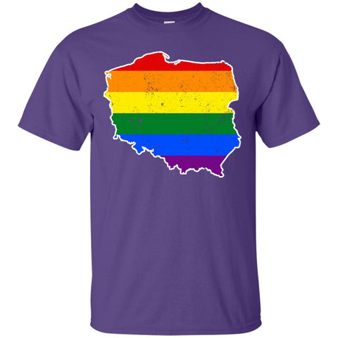 Poland Rainbow Flag LGBT Community Pride LGBT Shirts