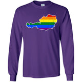 Austria Rainbow Flag LGBT Community Pride LGBT Shirts