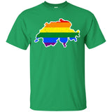 Switzerland Rainbow Flag LGBT Community Pride LGBT Shirts