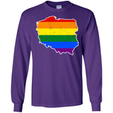 Poland Rainbow Flag LGBT Community Pride LGBT Shirts