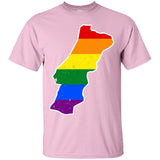Portugal Rainbow Flag LGBT Community Pride LGBT Shirts