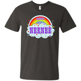 Happiest-Being-The Best NeeNee T Shirt  Men's Printed V-Neck T