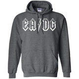 Bass Player T shirt E A D G Strings of the Bass  G185 Gildan Pullover Hoodie 8 oz.