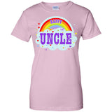 Happiest-Being-The Best Uncle T Shirt Funny Uncle T Shirt  Ladies Custom 100% Cotton T-Shirt