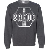 Bass Player T shirt E A D G Strings of the Bass Guitar  G180 Gildan Crewneck Pullover Sweatshirt  8 oz.