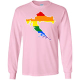 Croatia Rainbow Flag LGBT Community Pride LGBT Shirts