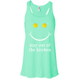 Play-Pickleball-Stay-Out-Of-The-Kitchen-Pickleball-Shirt  B8800 Bella + Canvas Flowy Racerback Tank
