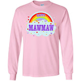 Happiest-Being-The Best Mawmaw T Shirt  LS Ultra Cotton Tshirt