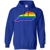 Kentucky Rainbow Flag LGBT Community Pride LGBT Shirts  G185 Gildan Pullover Hoodie 8 oz.