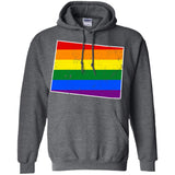 Colorado Rainbow Flag LGBT Community Pride LGBT Shirts  G185 Gildan Pullover Hoodie 8 oz.