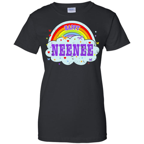 Happiest-Being-The Best NeeNee T Shirt  Ladies Custom 100% Cotton T-Shirt