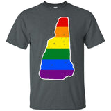 New Hampshire Rainbow Flag LGBT Community Pride LGBT Shirt