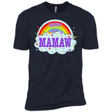 Happiest-Being-The Best Mamaw-T-Shirt  Next Level Premium Short Sleeve Tee