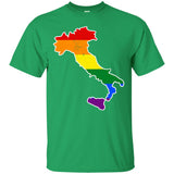 Italy Rainbow Flag LGBT Community Pride LGBT Shirts