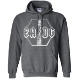 Bass Player T shirt E A D G Strings of the Bass Guitar  G185 Gildan Pullover Hoodie 8 oz.