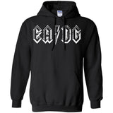 Bass Player T shirt E A D G Strings of the Bass  G185 Gildan Pullover Hoodie 8 oz.