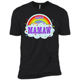 Happiest-Being-The Best Mamaw-T-Shirt  Next Level Premium Short Sleeve Tee