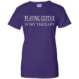 Playing Guitar My Therapy Guitar Player Shirt