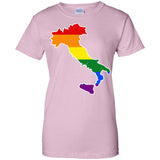 Italy Rainbow Flag LGBT Community Pride LGBT Shirts
