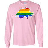 Switzerland Rainbow Flag LGBT Community Pride LGBT Shirts