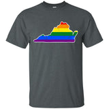 Virginia Rainbow Flag LGBT Community Pride LGBT Shirts