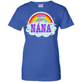 Happiest-Being-The Best Nana-T-Shirt  Ladies Custom 100% Cotton T-Shirt