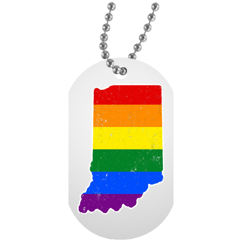 Indiana Rainbow Flag LGBT Community Pride LGBT Shirts