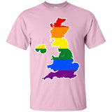 United Kingdom Rainbow Flag LGBT Community Pride LGBT Shirts