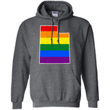 Utah Rainbow Flag LGBT Community Pride LGBT Shirts  G185 Gildan Pullover Hoodie 8 oz.