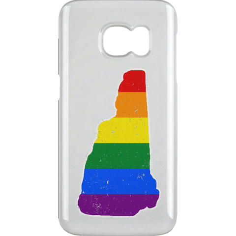 New Hampshire Rainbow Flag LGBT Community Pride LGBT Shirt  Samsung Galaxy S6 Clip