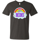 Happiest-Being-The Best Mimi-T-Shirt  Men's Printed V-Neck T
