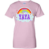 Happiest-Being-The Best Yaya-T-Shirt  Ladies Custom 100% Cotton T-Shirt
