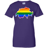 Switzerland Rainbow Flag LGBT Community Pride LGBT Shirts